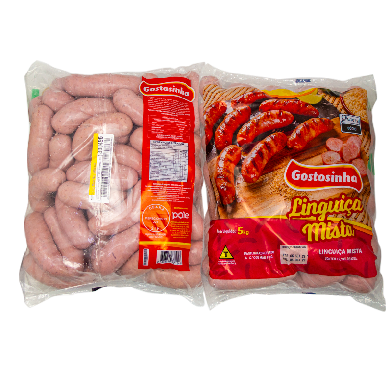 Linguiça Mista Cong 5kg - Gostosinha> image number 1