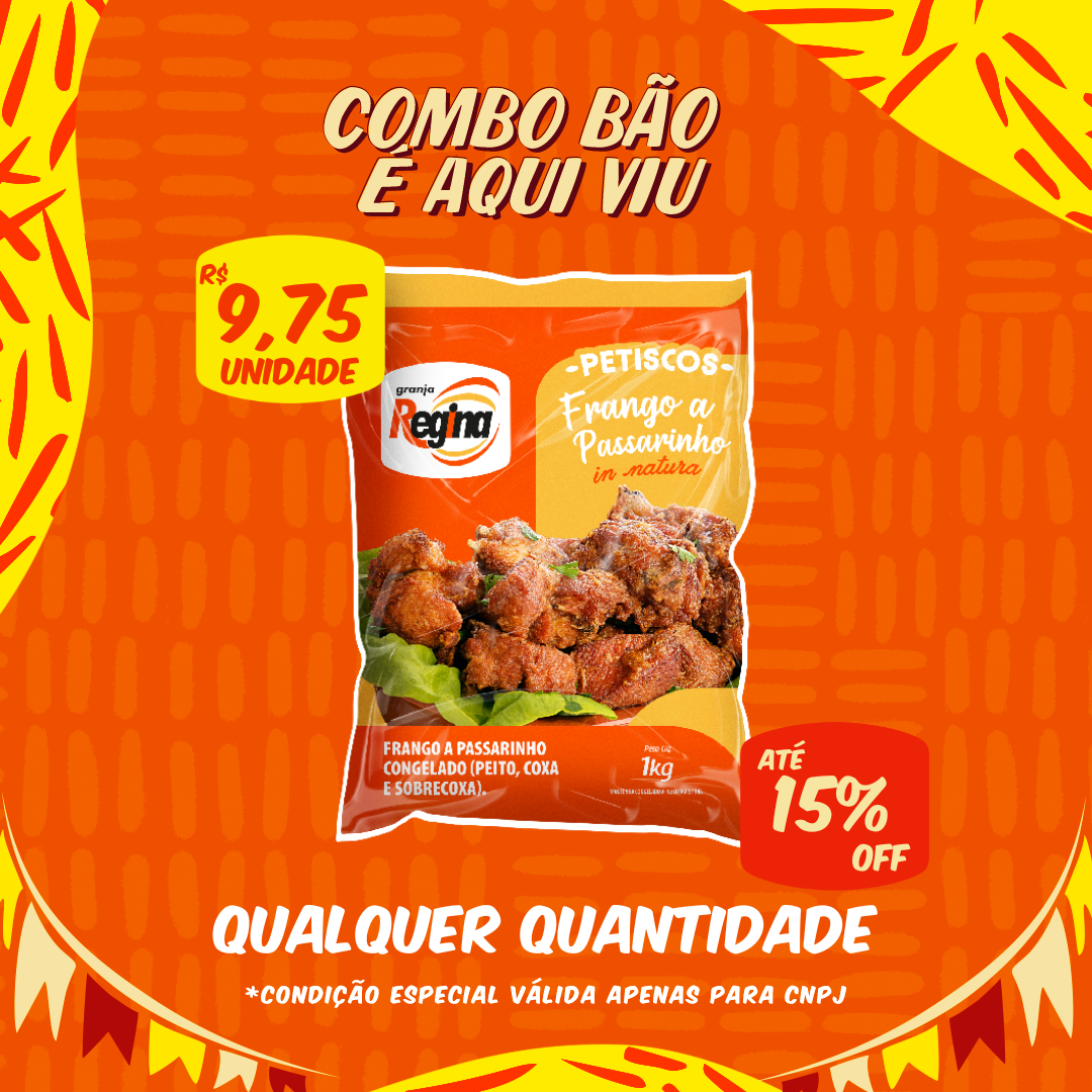 Frango a Passarinho Cong 1kg - Granja Regina> image number 0