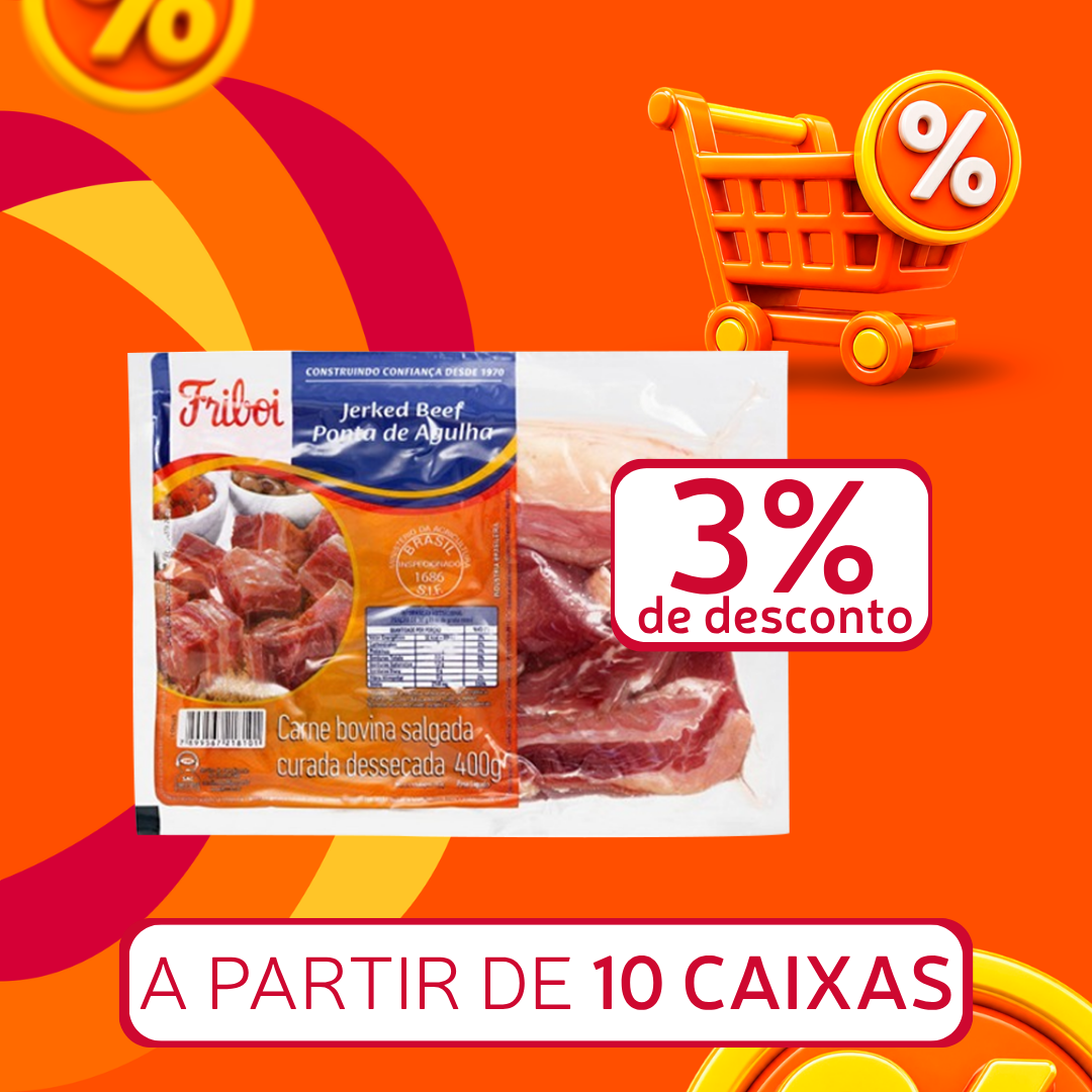 Jerked Beef Ponta Agulha 400g - Friboi