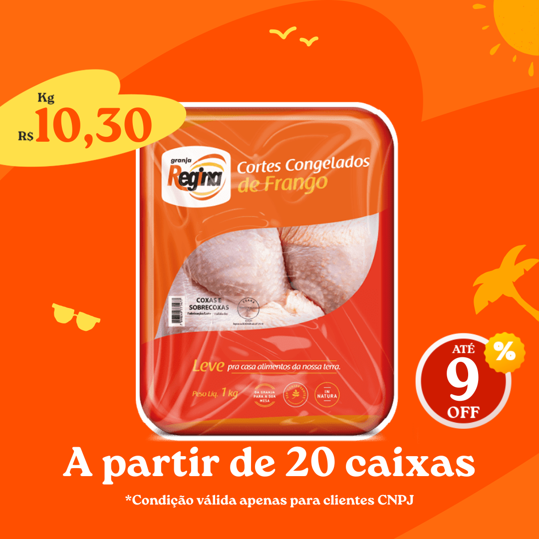 Coxa com Sobre Cong 1kg - Granja Regina