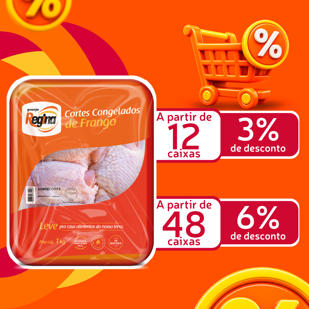 Sobrecoxa Cong 1kg - Granja Regina