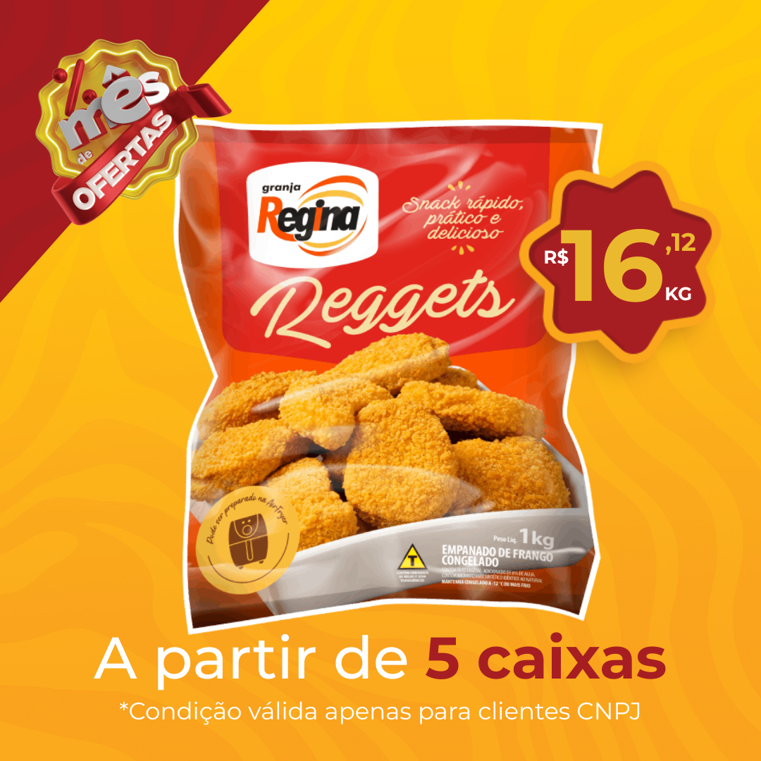 Empanado Reggets Cong 1kg - Granja Regina