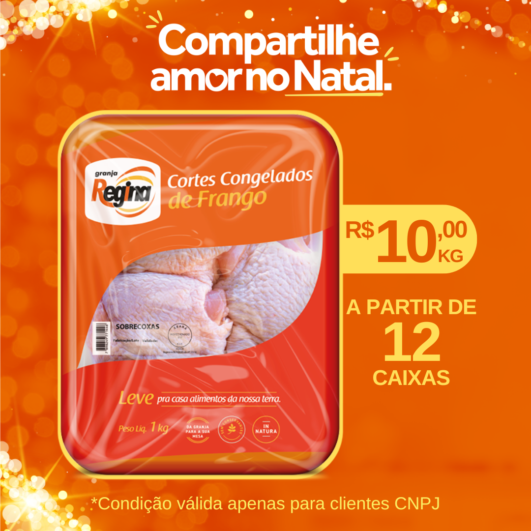 Sobrecoxa Cong 1kg - Granja Regina