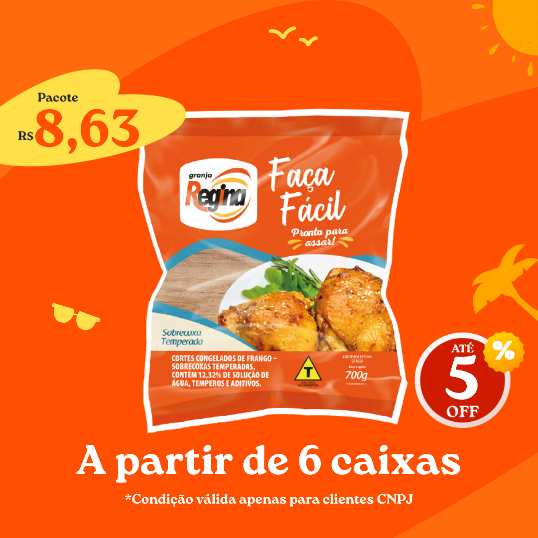 Sobrecoxa Cong 700g - Faça Fácil> image number 0