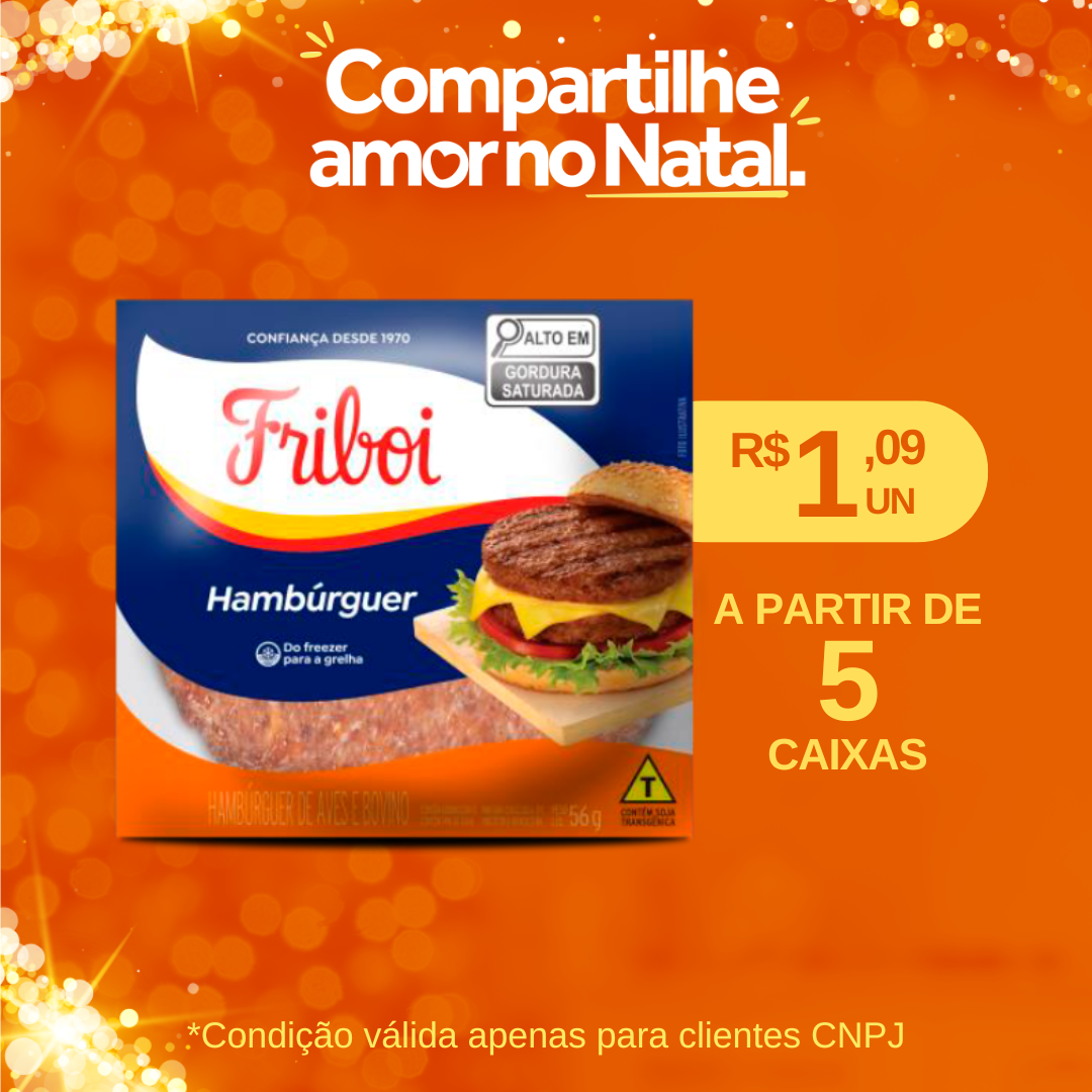Hamburguer Misto Cong 56g - Friboi