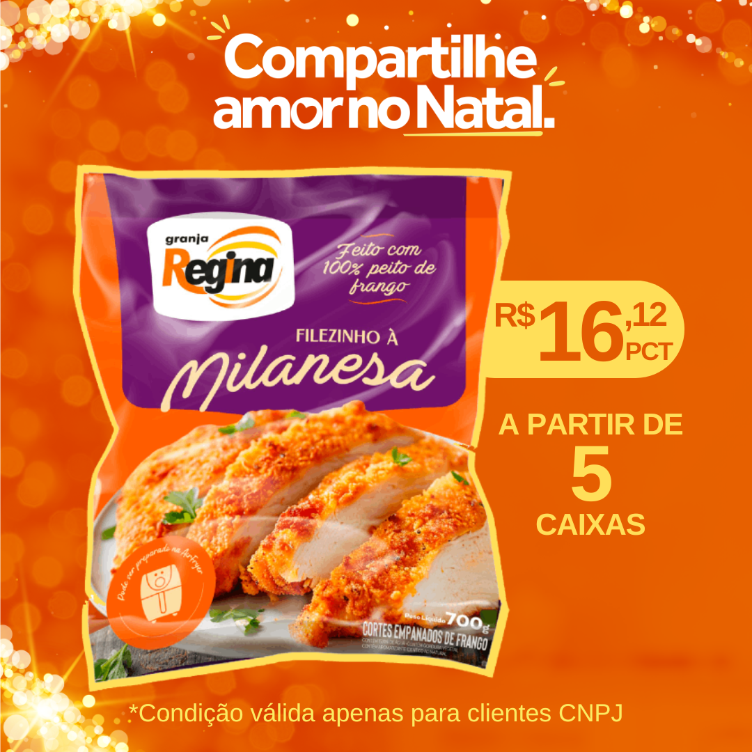 Filezinho Milanesa Cong 700g - Granja Regina