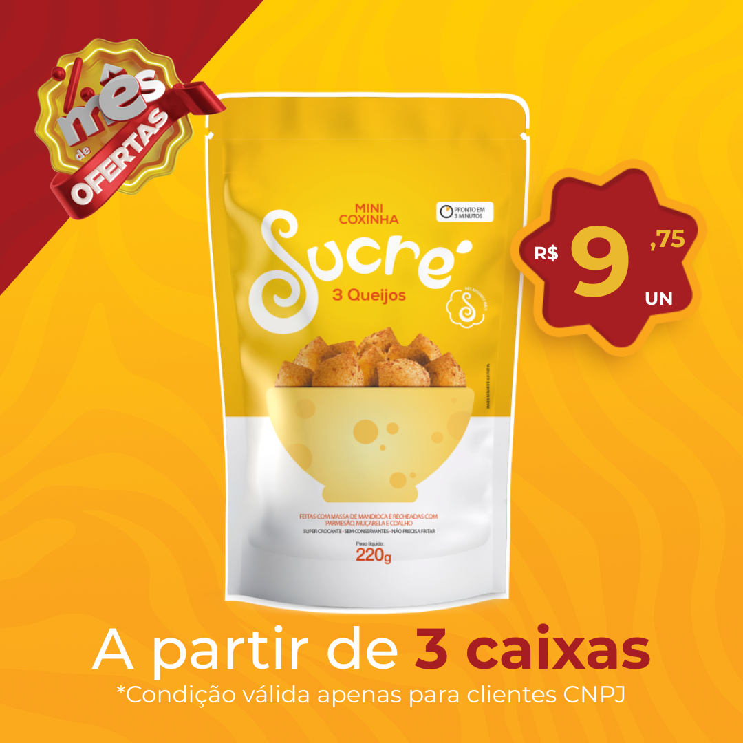 Coxinha de Queijo 220g - Sucré> image number 0