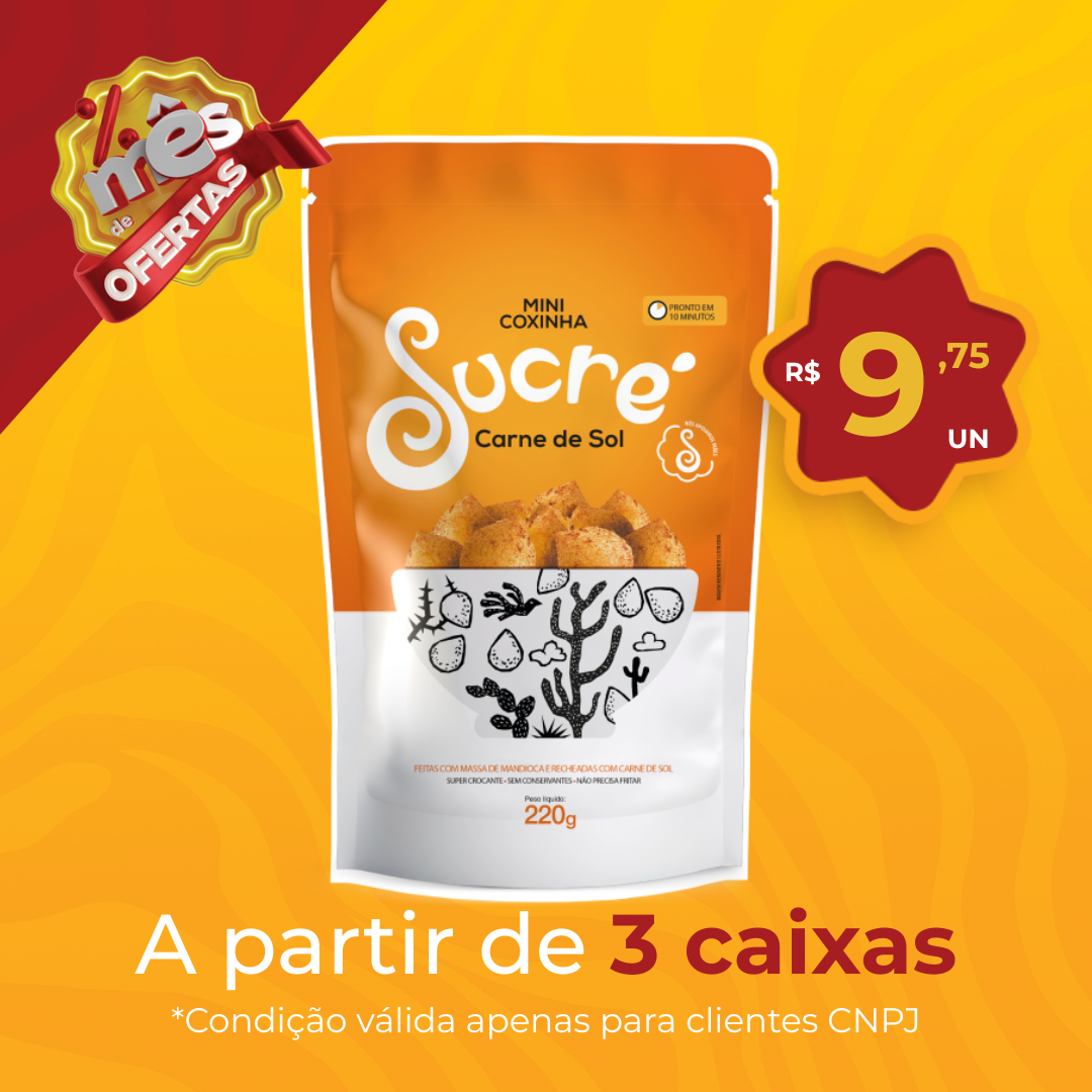 Coxinha Carne de Sol 220g - Sucré