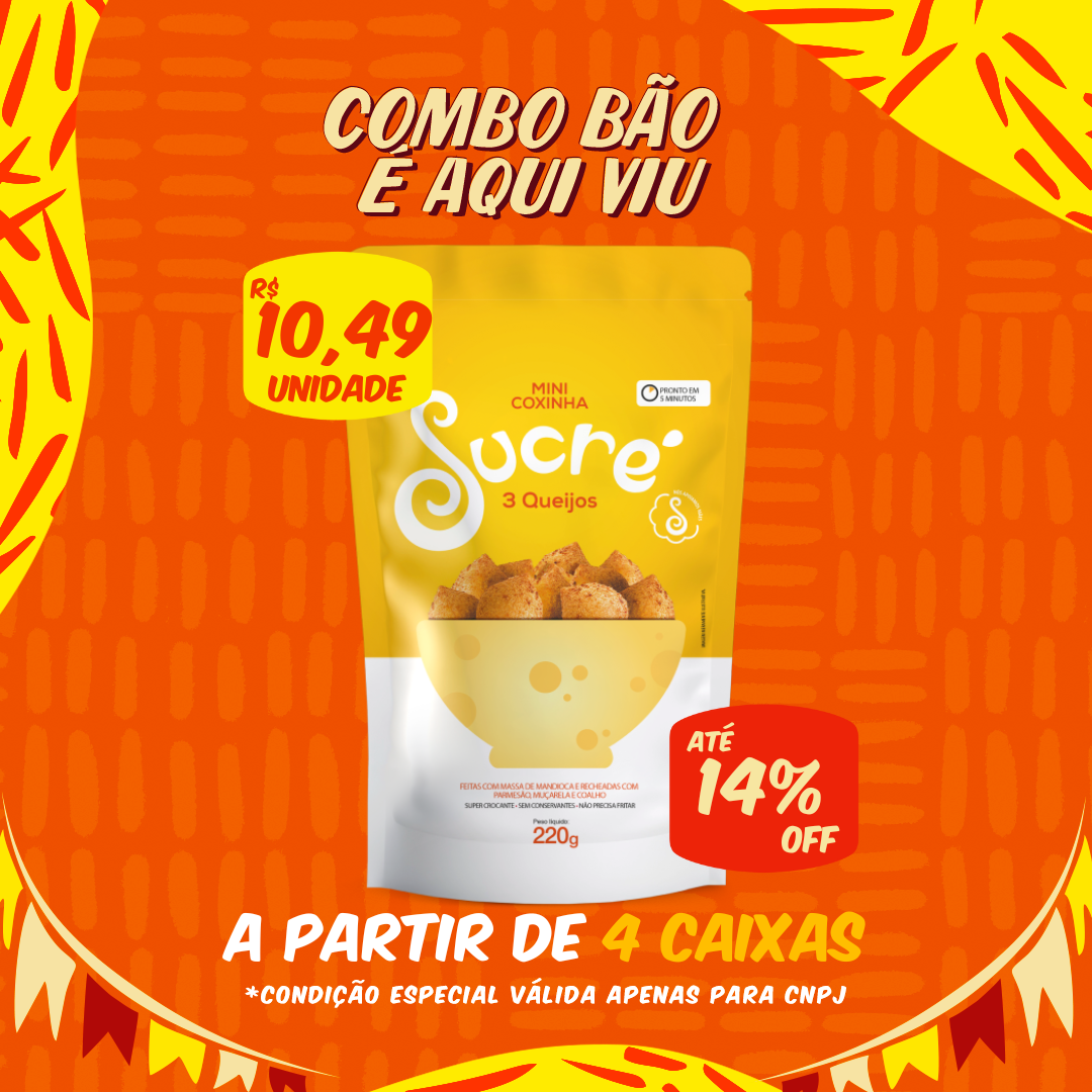 Coxinha de Queijo 220g - Sucré