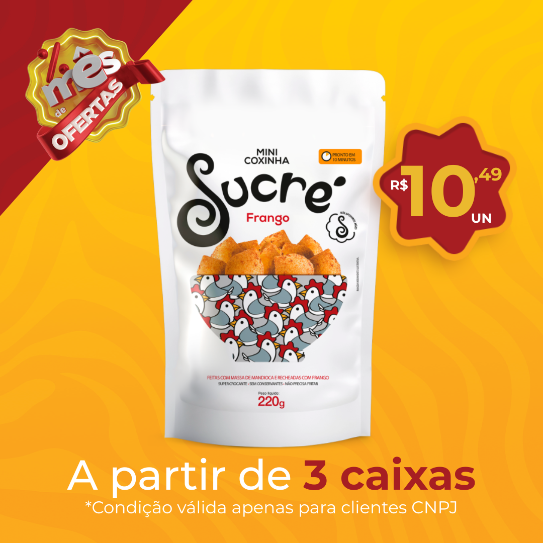 Coxinha de Frango 220g - Sucré
