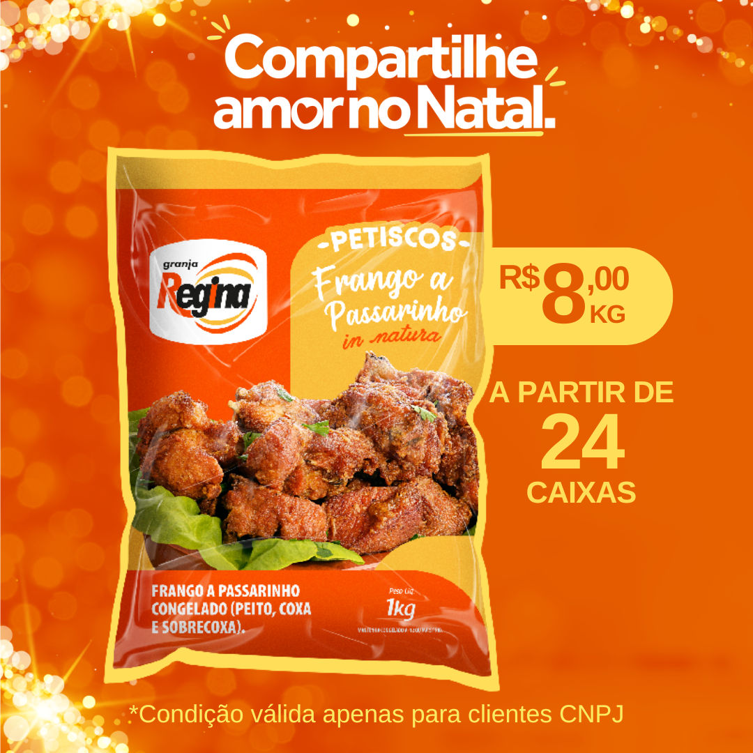 Frango a Passarinho Cong 1kg - Granja Regina