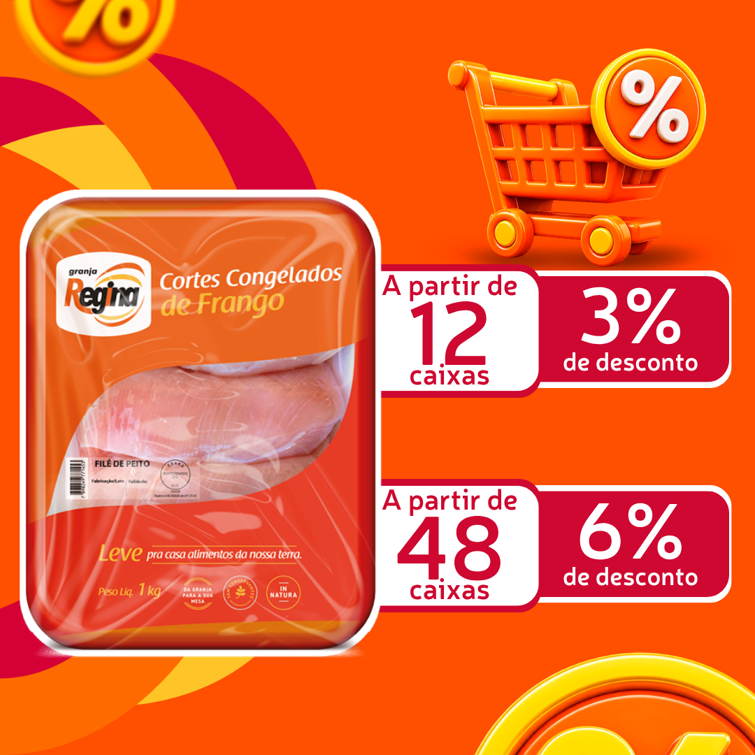 Fil&eacute; de Peito Cong 1kg - Granja Regina