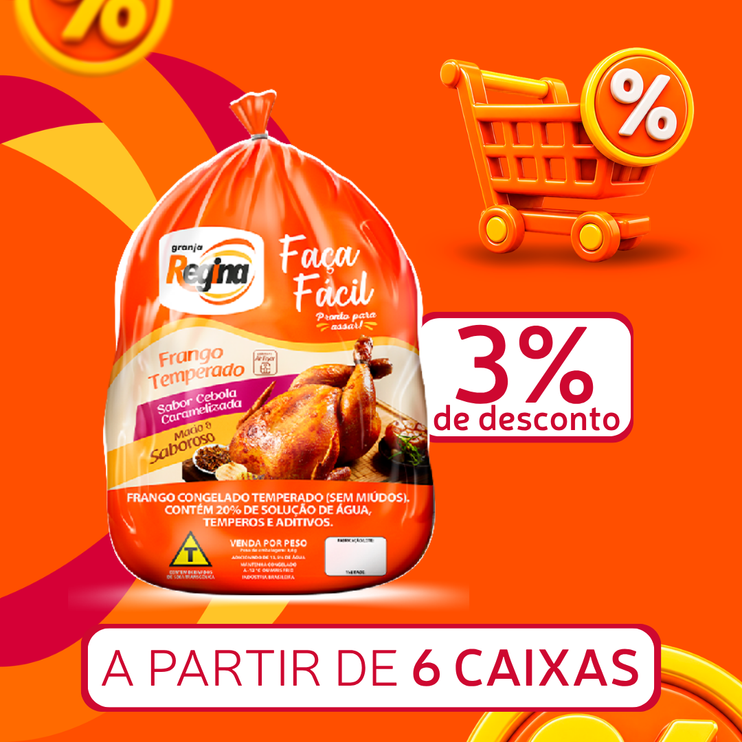 Frango Temperado Cong Cx12kg - Fa&ccedil;a F&aacute;cil
