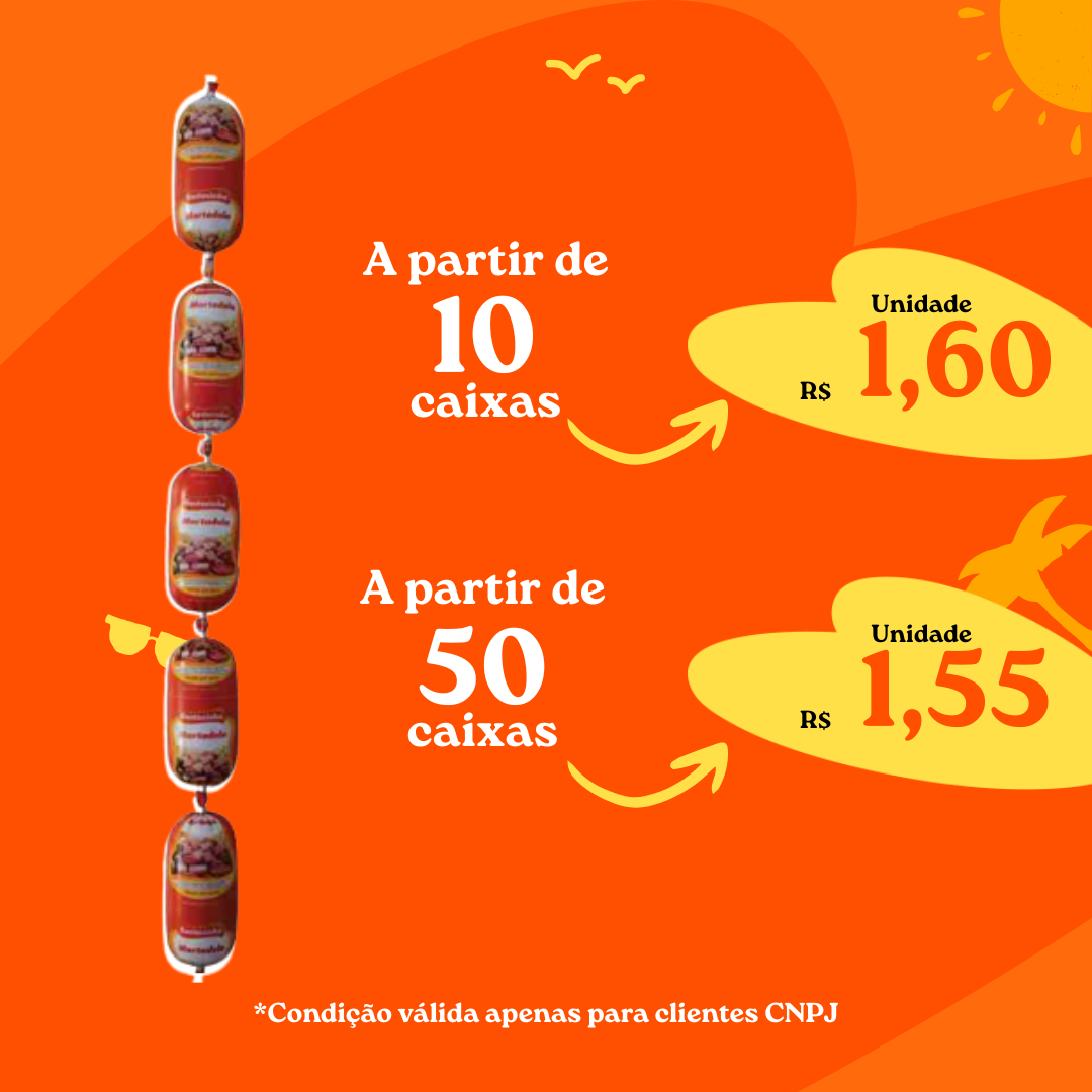 Mortadela Bovina 200g - Gostosinha
