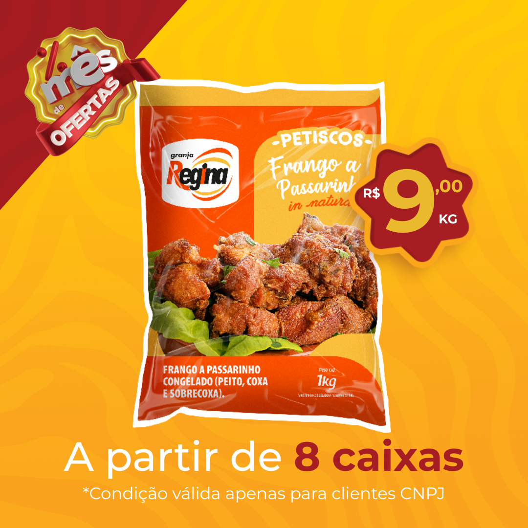 Frango a Passarinho Cong 1kg - Granja Regina