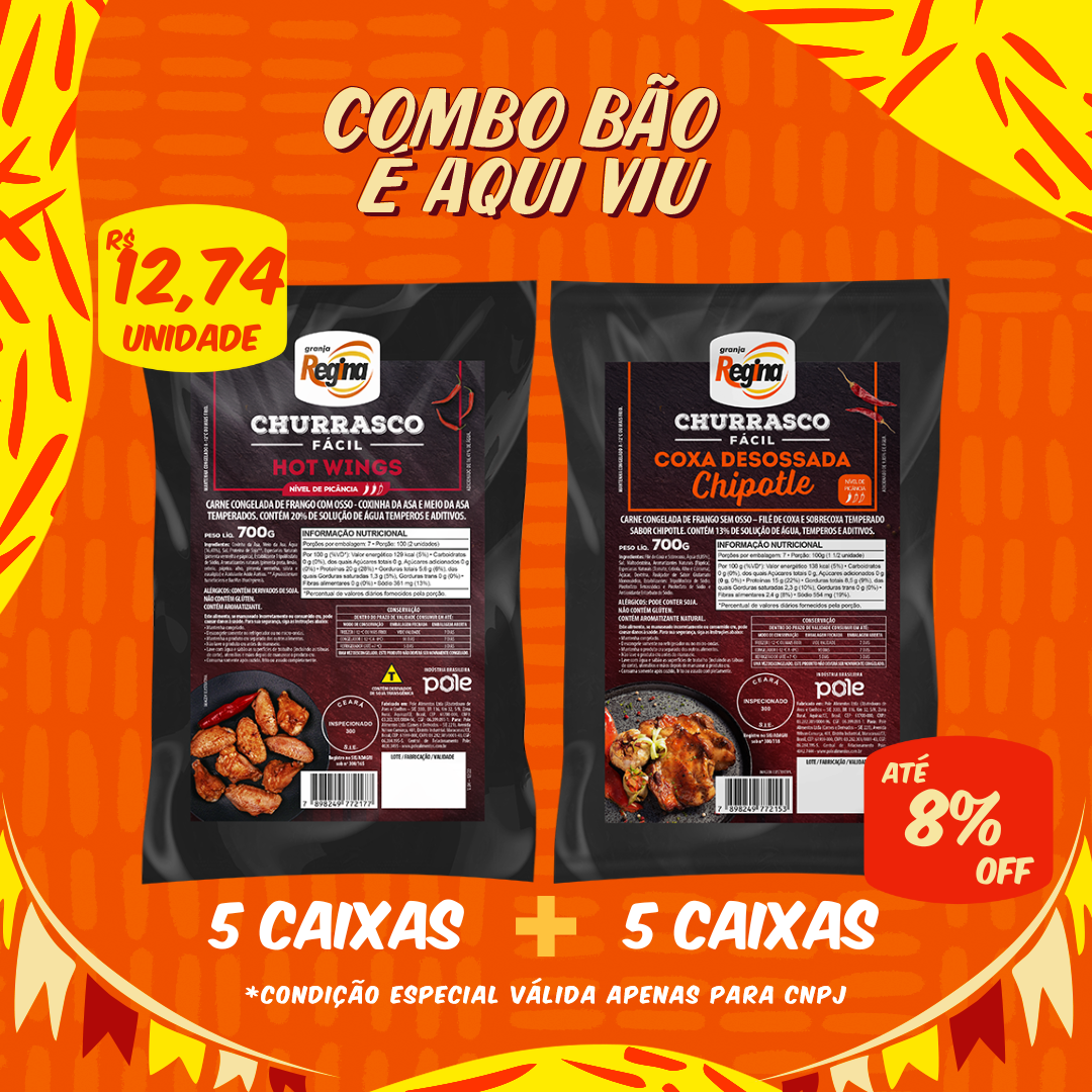 Coxa com Sobre Desso Cong 700g Chipotle - Churrasco Fácil> image number 0