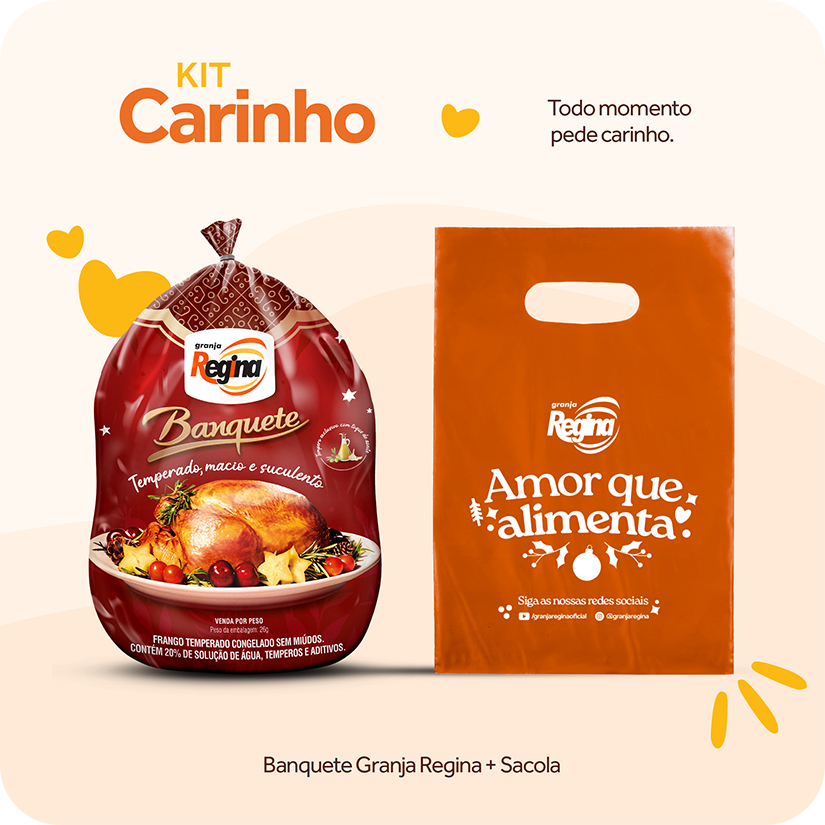 Kit Banquete com Sacola - Granja Regina