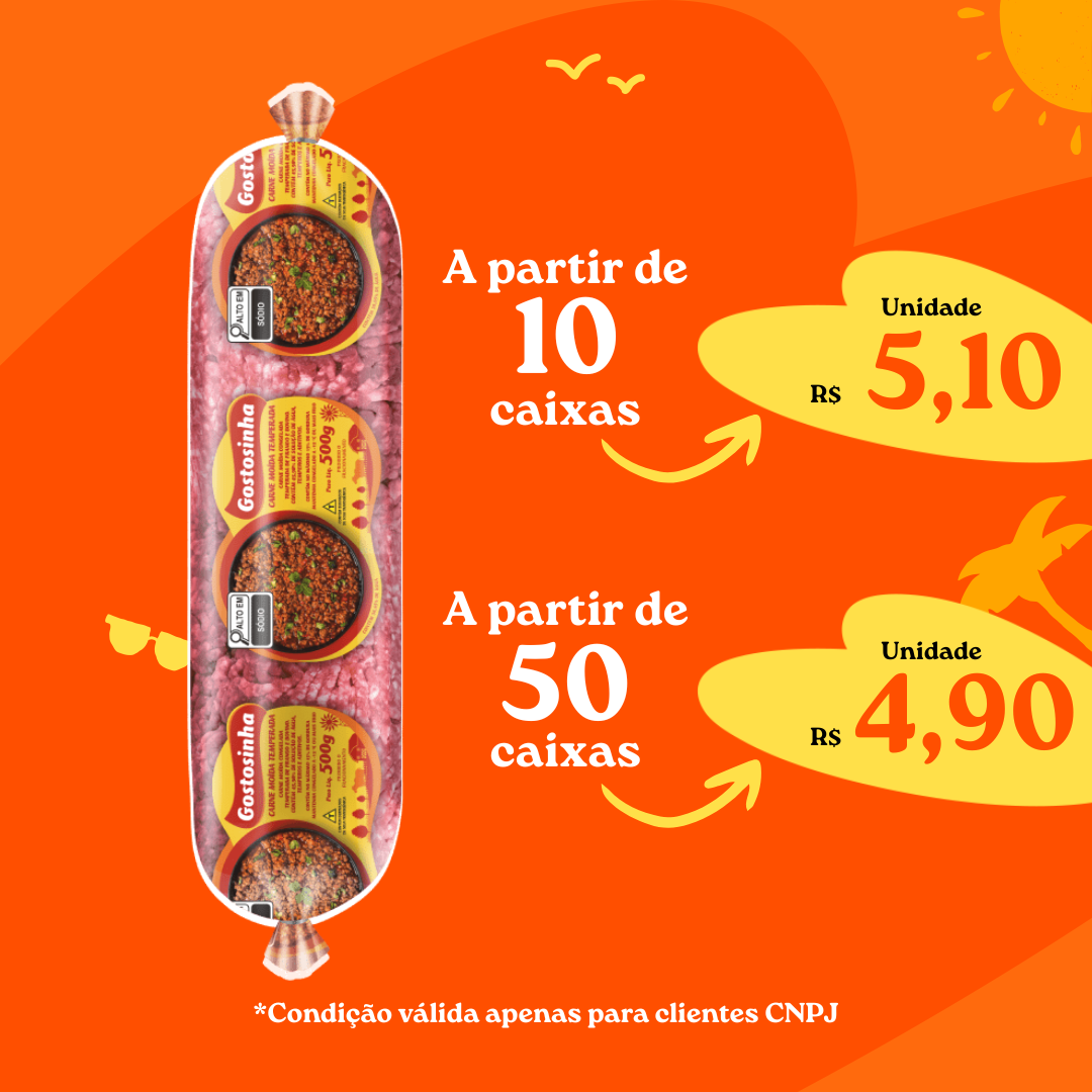 Carne Moída Temp Cong 500g - Gostosinha> image number 0