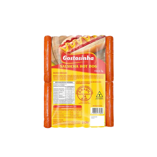Salsicha Hot Dog Cong 3kg - Gostosinha