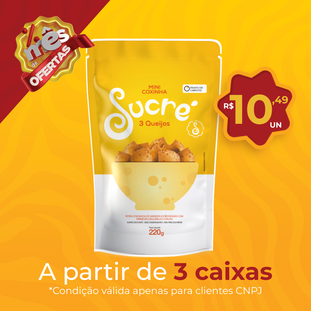 Coxinha de Queijo 220g - Sucré