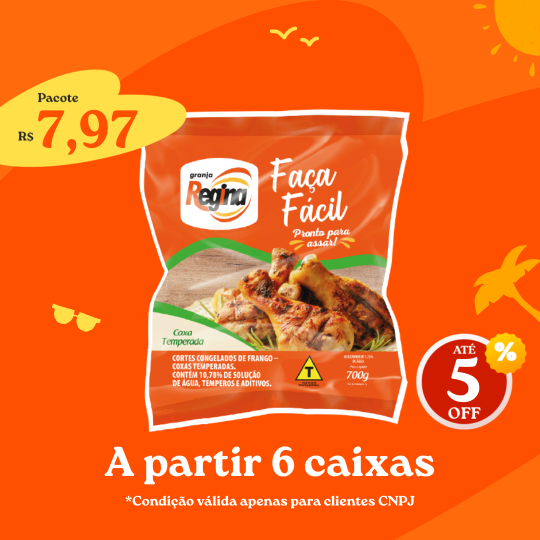 Coxa Cong 700g - Faça Fácil
