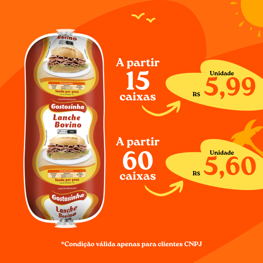 Lanche Resfr Gostosinha - Cx20kg