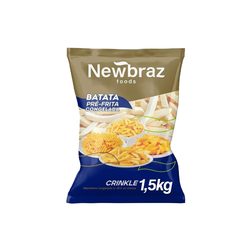 Batata Cong Crinkle  8x1,5kg - Newbraz> image number 0