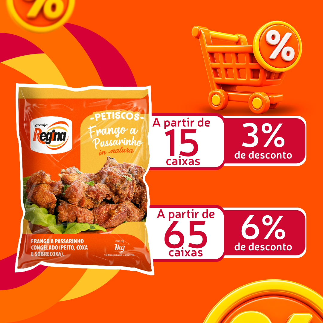 Frango a Passarinho Cong 1kg - Granja Regina