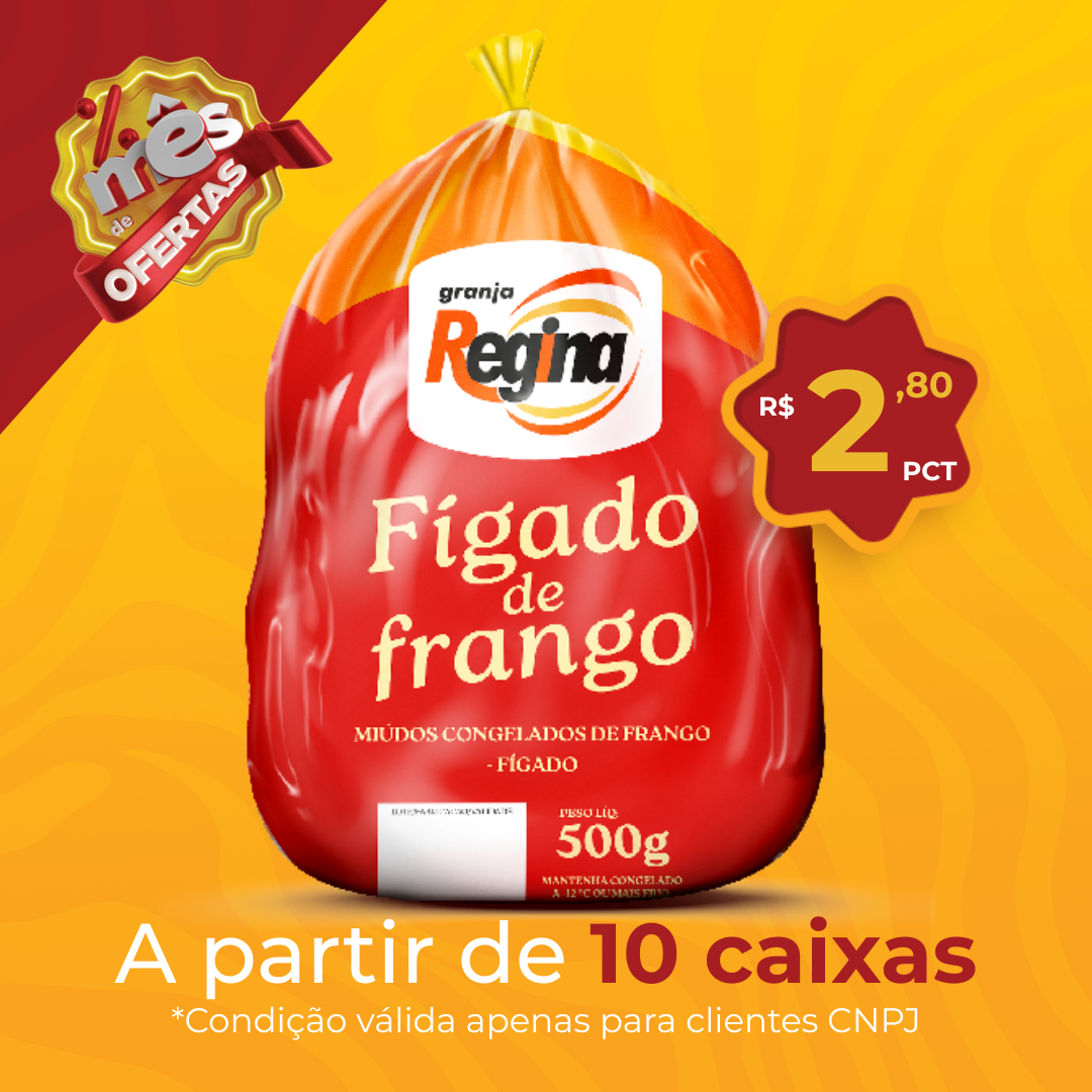 F&iacute;gado de Frango Cong 500g - Granja Regina