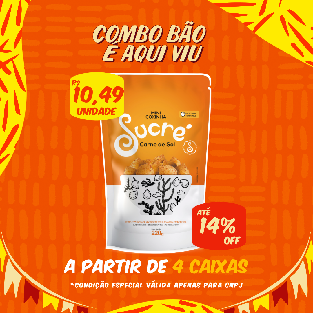 Coxinha Carne de Sol 220g - Sucré