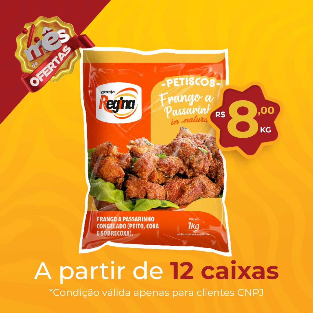 Frango a Passarinho Cong 1kg - Granja Regina> image number 0