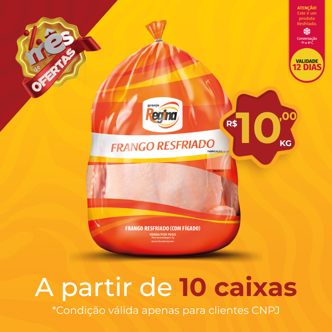 Frango Resfri 20kg - Granja Regina