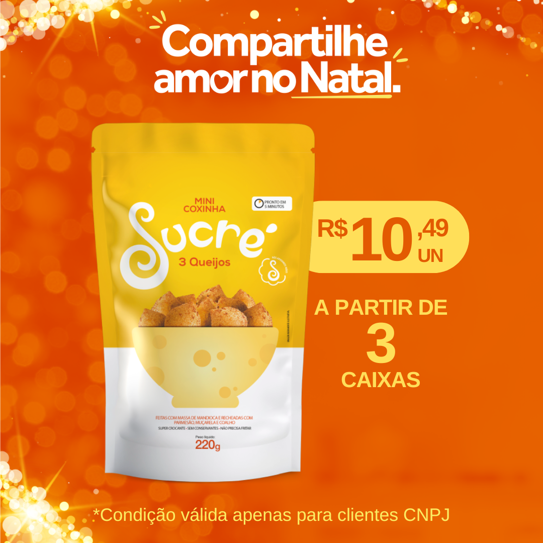 Coxinha de Queijo 220g - Sucr&eacute;