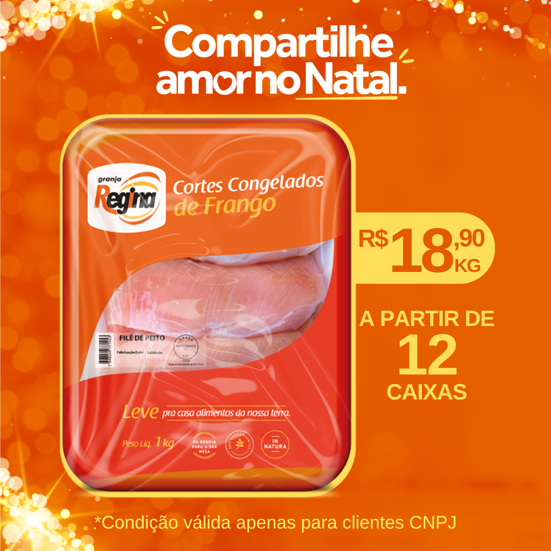 Fil&eacute; de Peito Cong 1kg - Granja Regina
