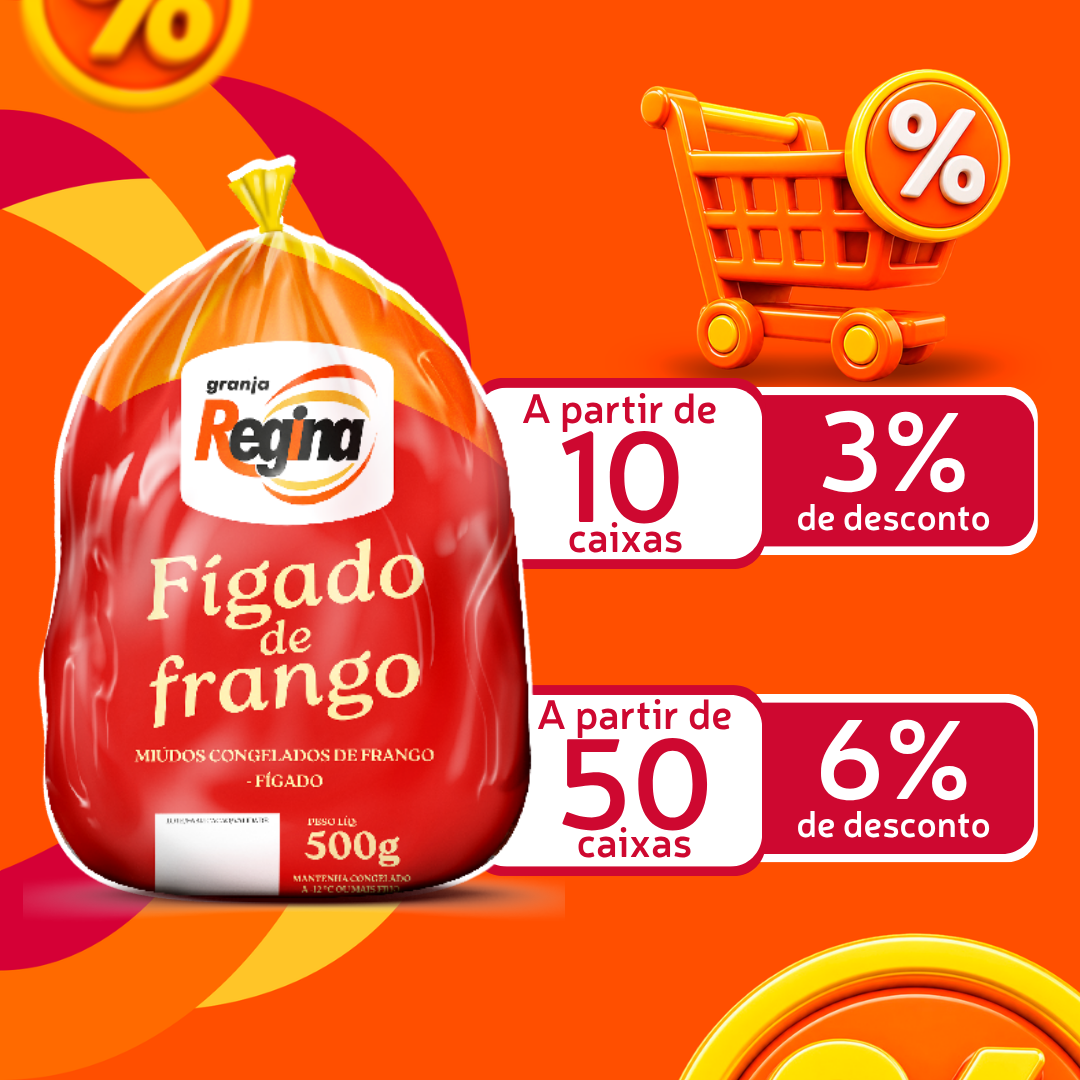 F&iacute;gado de Frango Cong 500g - Granja Regina