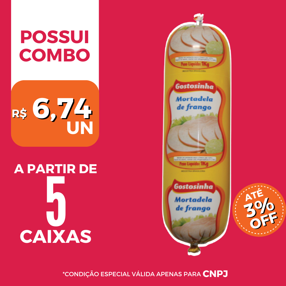 Mortadela de Frango VendaPeso - Gostosinha