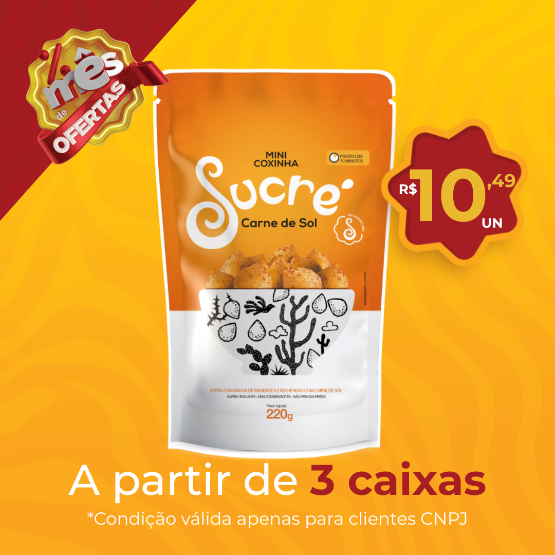 Coxinha Carne de Sol 220g - Sucré