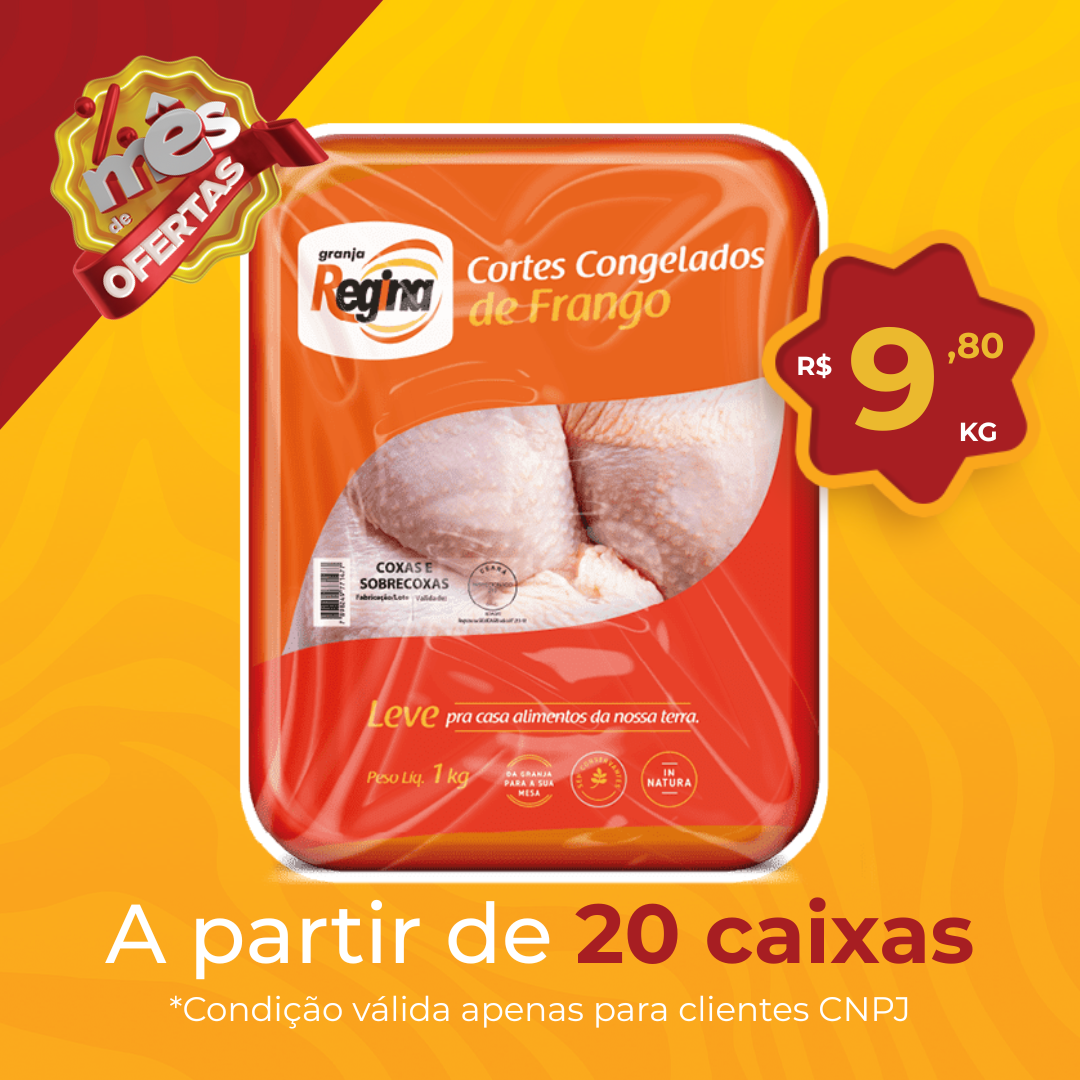 Coxa com Sobre Cong 1kg - Granja Regina