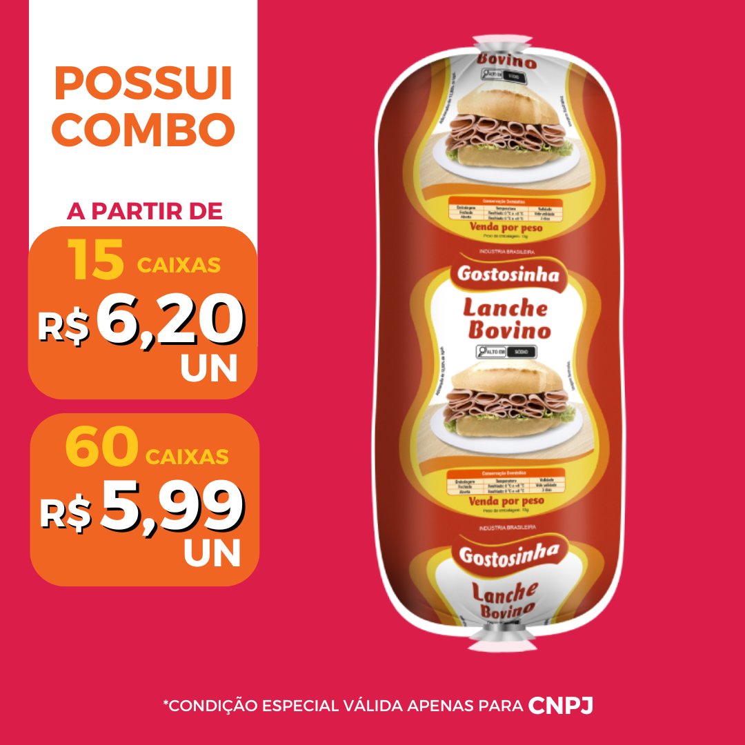 Lanche Resfr Gostosinha - Cx20kg