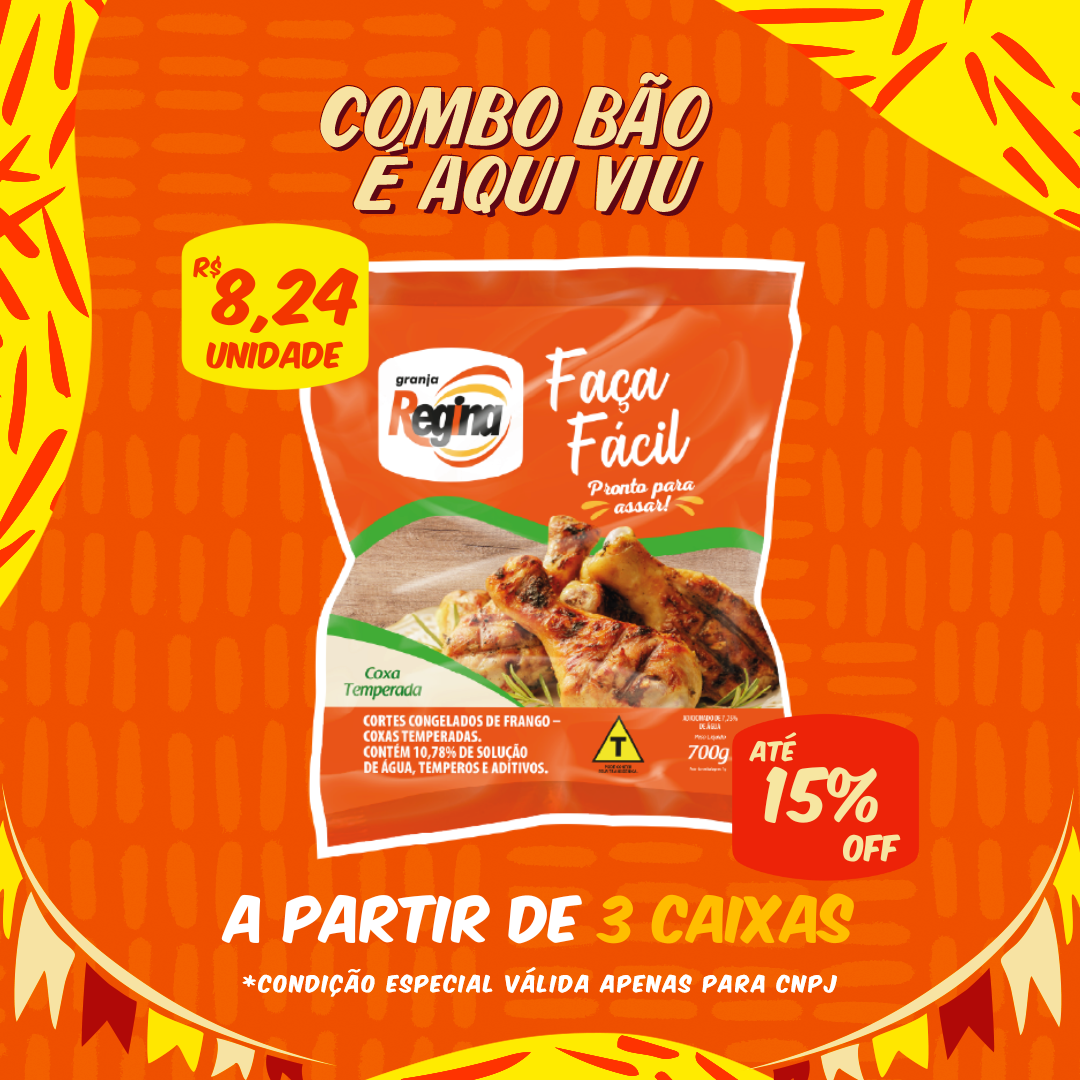 Coxa Cong 700g - Faça Fácil