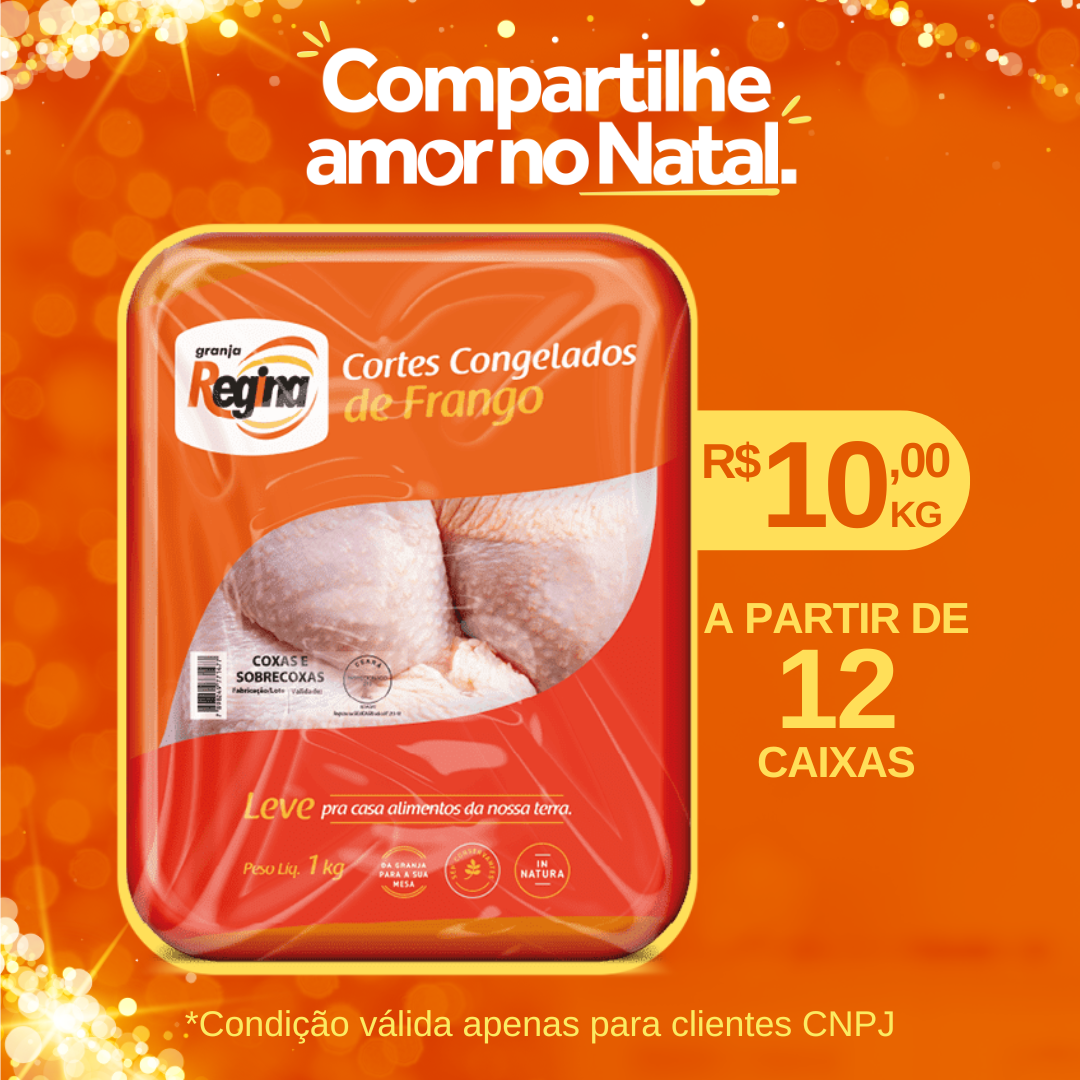 Coxa com Sobre Cong 1kg - Granja Regina
